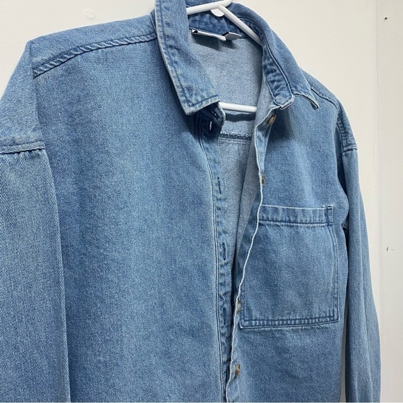 Noisy May Women distressed denim cropped jean jacket size small. - Picture 4 of 7